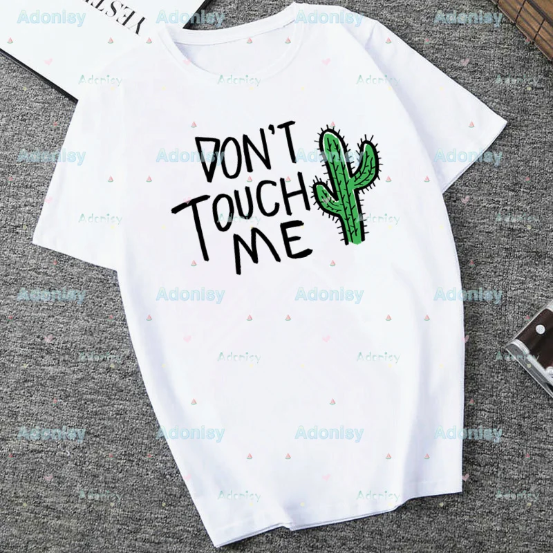 Free Hug Plants Cactus Don't Touch Me Graphic Female Tees Girl Harajuku Korean Style Tops Kawaii T-shirt,Drop Ship Direct Mail
Free Hug Plants Cactus Don't Touch Me Graphic Female Tees Girl Harajuku Korean Style Tops Kawaii T-shirt,Drop Ship Direct Mail