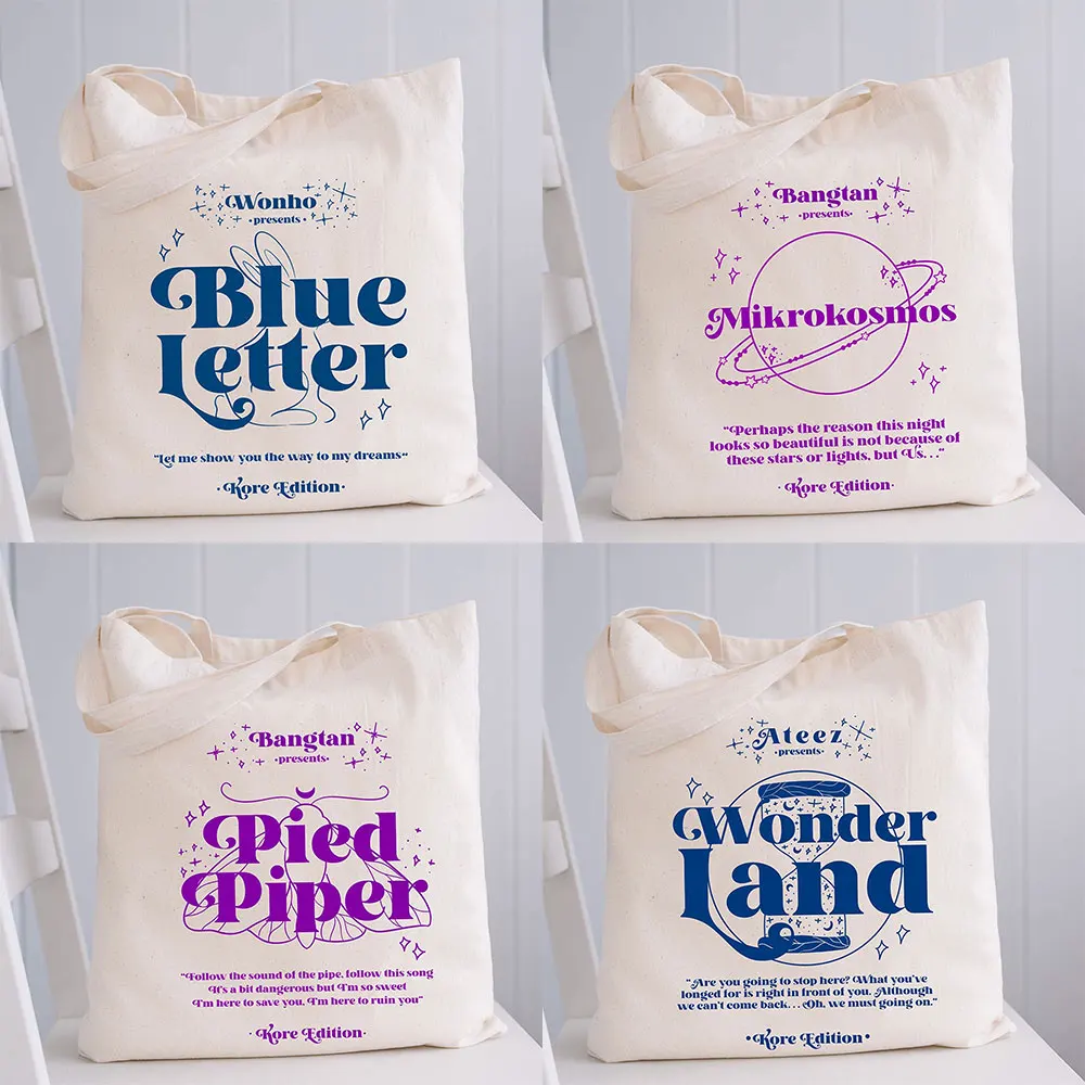 Txt Blue Hour Tote Bag Inspired Shopping Bags Bolsa Reutilizable Shopping Bags for Boutique Designer Tote Bag Canvas Bag
Txt Blue Hour Tote Bag Inspired Shopping Bags Bolsa Reutilizable Shopping Bags for Boutique Designer Tote Bag Canvas Bag