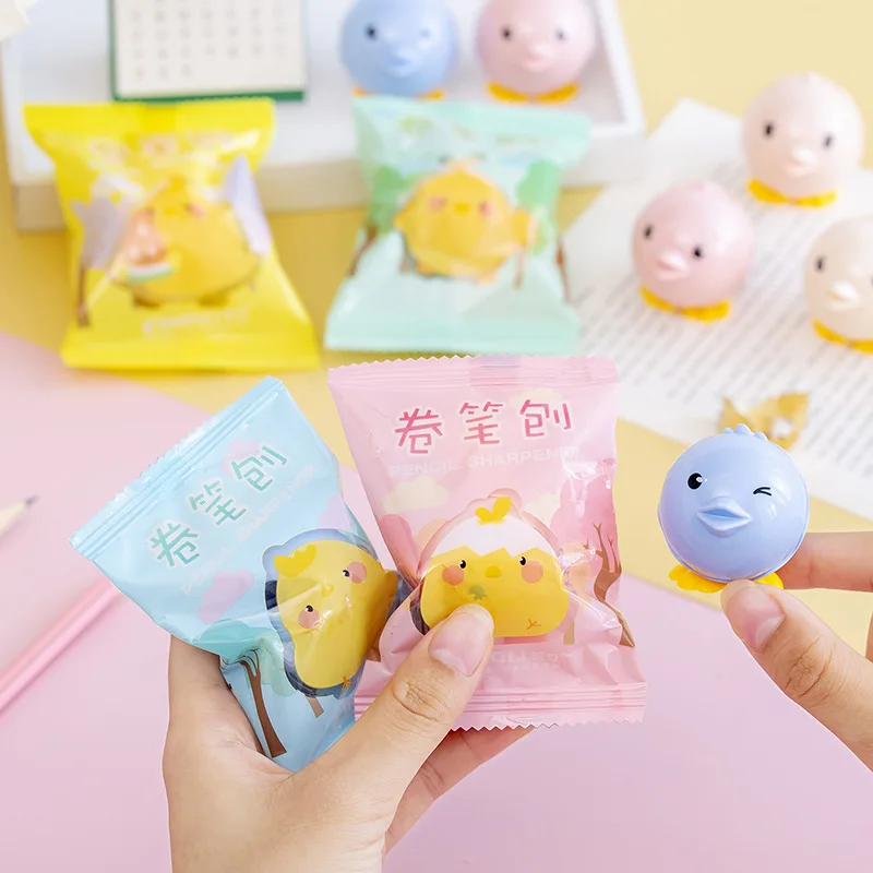 5pcs Chicken Pencil Sharpener Cartoon School Student Stationery Supplies Kids Prize Gift Creative Chick Manual Pencil Sharpener
5pcs Chicken Pencil Sharpener Cartoon School Student Stationery Supplies Kids Prize Gift Creative Chick Manual Pencil Sharpener