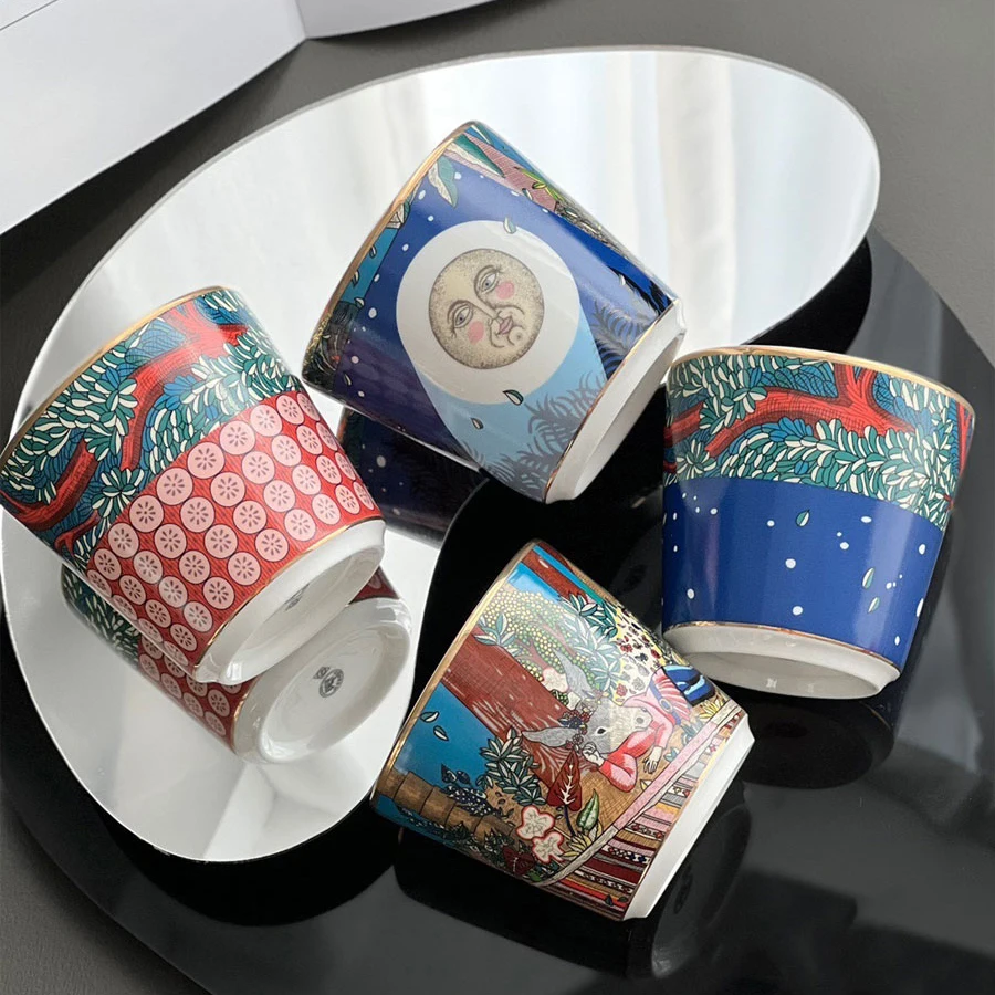 4pcs/set Creative Coffee Mug Afternoon Tea Mug Custom Mug Ceramic Gift Mu Cute Espresso Coffee Mug Cartoon Pattern Mug
4pcs/set Creative Coffee Mug Afternoon Tea Mug Custom Mug Ceramic Gift Mu Cute Espresso Coffee Mug Cartoon Pattern Mug