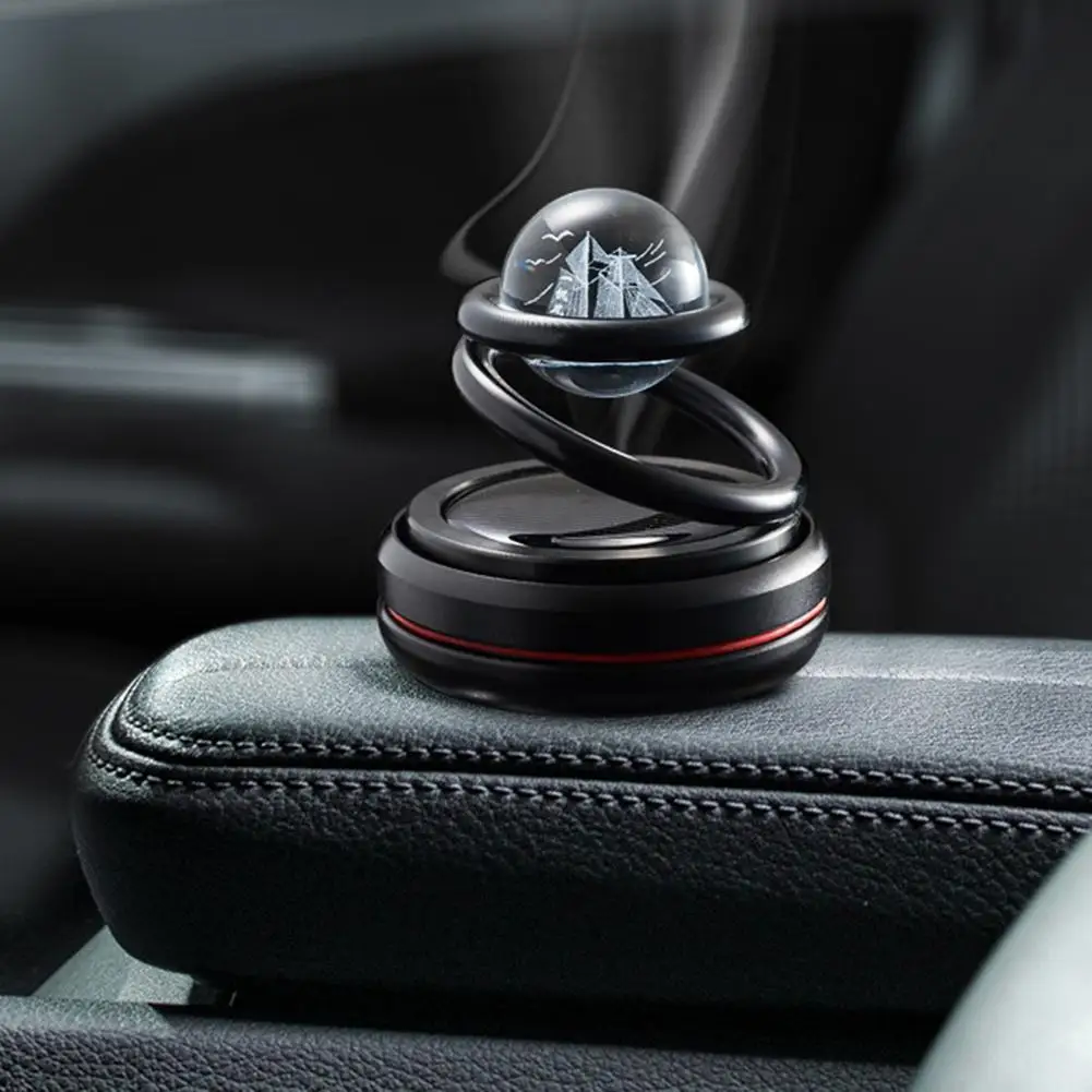 Car Essential Oil Diffuser Stylish Safe Exquisite Solar Rotating Planet Car Windshield Essential Oil Diffuser Auto Styling 
Car Essential Oil Diffuser Stylish Safe Exquisite Solar Rotating Planet Car Windshield Essential Oil Diffuser Auto Styling