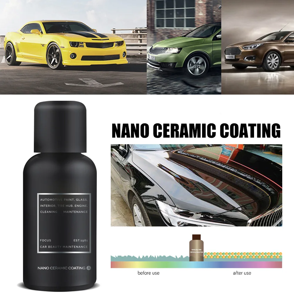 30ml 9H Car Ceramic Coating Liquid Super Hydrophobic Nano Glass Coating Car Paint Finish Polishing Agent Paint Care Accessories
30ml 9H Car Ceramic Coating Liquid Super Hydrophobic Nano Glass Coating Car Paint Finish Polishing Agent Paint Care Accessories