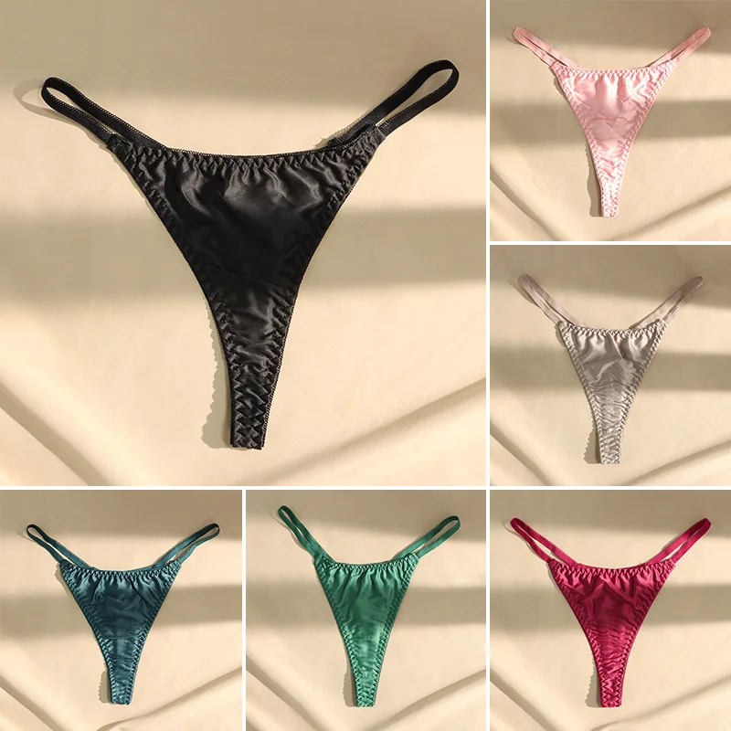 Women's Sexy Seamless Thong solid color Panties Low-Waist Sports Fitness Underwear Cotton Crotch Breathable Traceless Briefs
Women's Sexy Seamless Thong solid color Panties Low-Waist Sports Fitness Underwear Cotton Crotch Breathable Traceless Briefs
