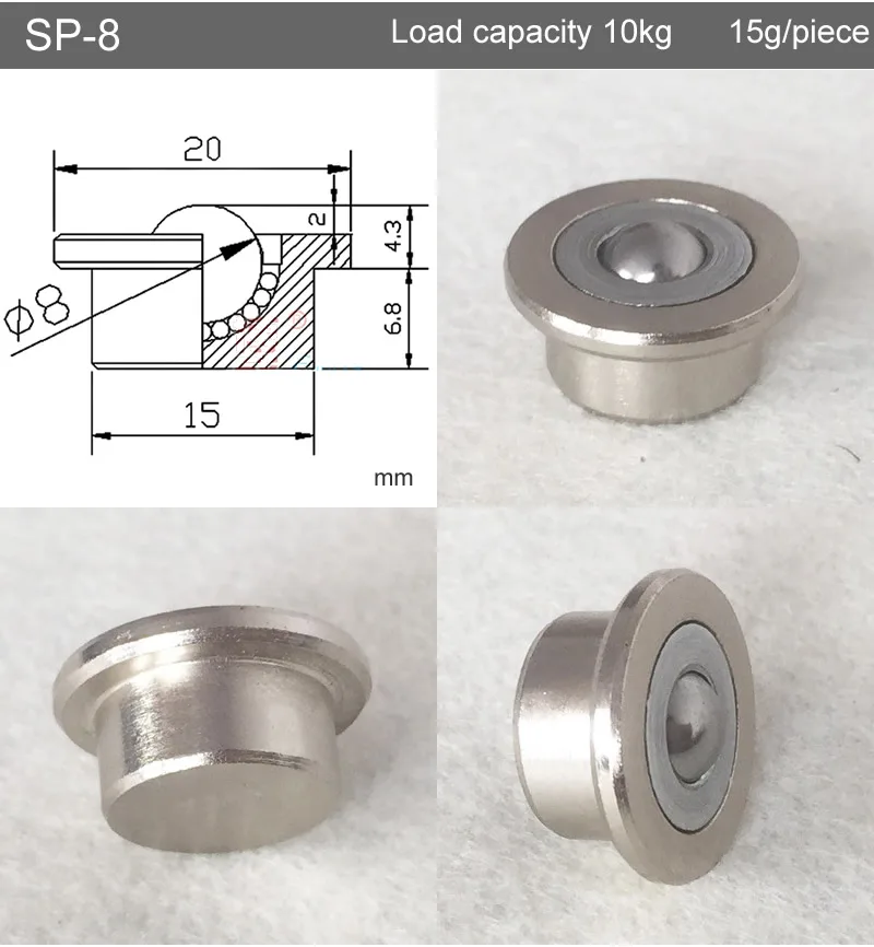 Factory outlets SP-8/12/15/22/25 Precision universal Ball bearingcasters/wheel,Scroll flexible,Transmission systefurniture wheel
Factory outlets SP-8/12/15/22/25 Precision universal Ball bearingcasters/wheel,Scroll flexible,Transmission systefurniture wheel