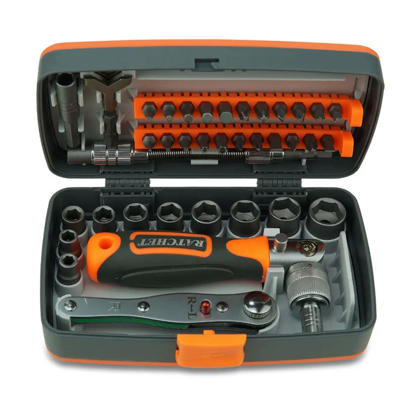 38 In 1 Ratchet screwdriver set Household kit multi-function hardware tools woodworking car maintenance screw driver
38 In 1 Ratchet screwdriver set Household kit multi-function hardware tools woodworking car maintenance screw driver