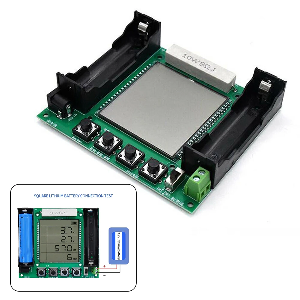 18650 Lithium Battery True Capacity Tester Module High Precision XH-M239 LCD Digital Display MaH MwH Measurement Electronic Load
18650 Lithium Battery True Capacity Tester Module High Precision XH-M239 LCD Digital Display MaH MwH Measurement Electronic Load