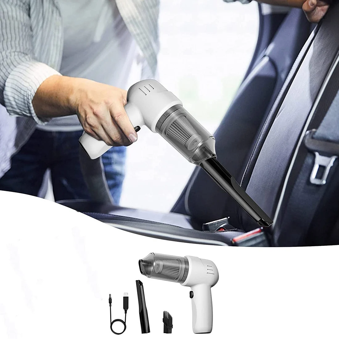 9000PA Wireless Vacuum Cleaner,Portable Handheld Cleaner Vacuum Wet and Dry Powerful Vacuum Cleaner Household
9000PA Wireless Vacuum Cleaner,Portable Handheld Cleaner Vacuum Wet and Dry Powerful Vacuum Cleaner Household