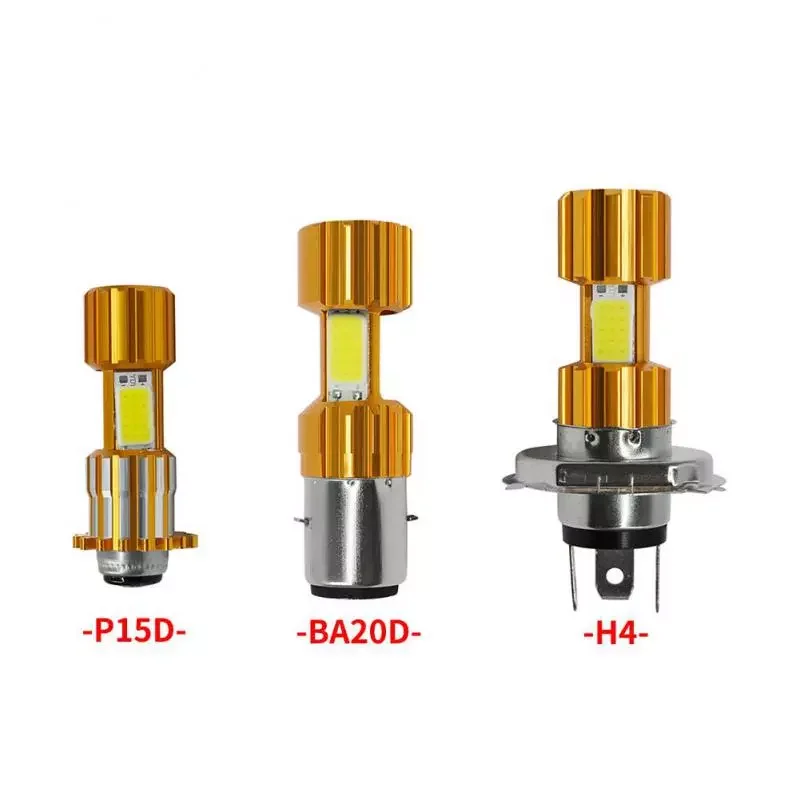 2pcs Motorcycle Headlight H4 BA20D P15D COB LED Lamp 2000LM 6000K White Bright Motorbike Scooter Front Lamp Hi/Lo Beam Lights
2pcs Motorcycle Headlight H4 BA20D P15D COB LED Lamp 2000LM 6000K White Bright Motorbike Scooter Front Lamp Hi/Lo Beam Lights