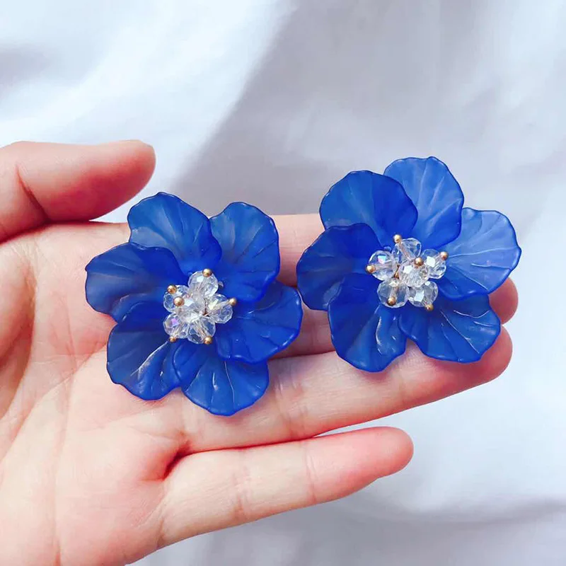 Fashion Simple Flower Earrings for Women Holiday Jewelry Petals Show Face Slimming Earring Exquisite High-end Fairy Ear Studs
Fashion Simple Flower Earrings for Women Holiday Jewelry Petals Show Face Slimming Earring Exquisite High-end Fairy Ear Studs