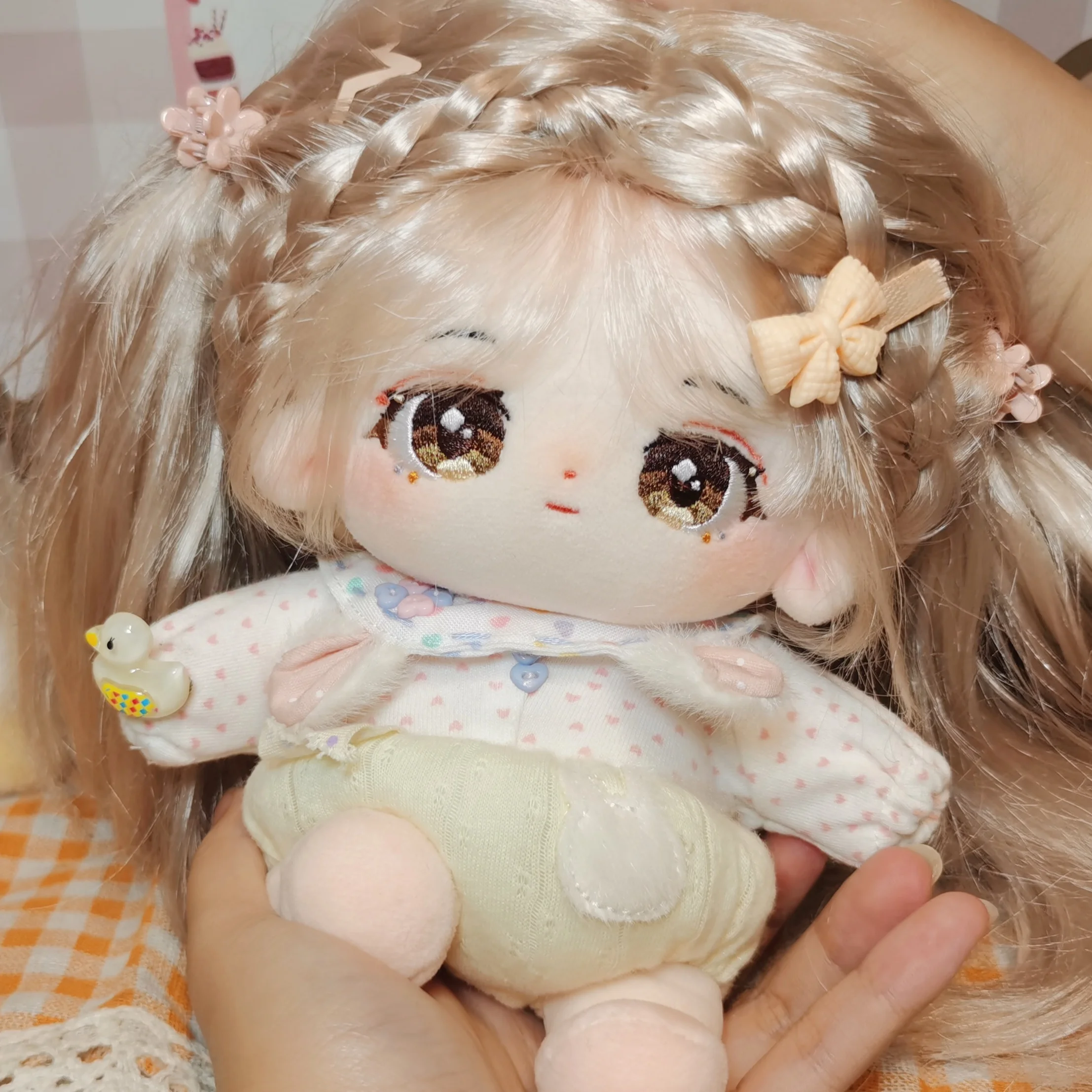 Kawaii Girl Xiao Guai Soft Silk Wig Plush 20cm Doll Body Toy Cute Props Cosplay Kpop Gift
Kawaii Girl Xiao Guai Soft Silk Wig Plush 20cm Doll Body Toy Cute Props Cosplay Kpop Gift