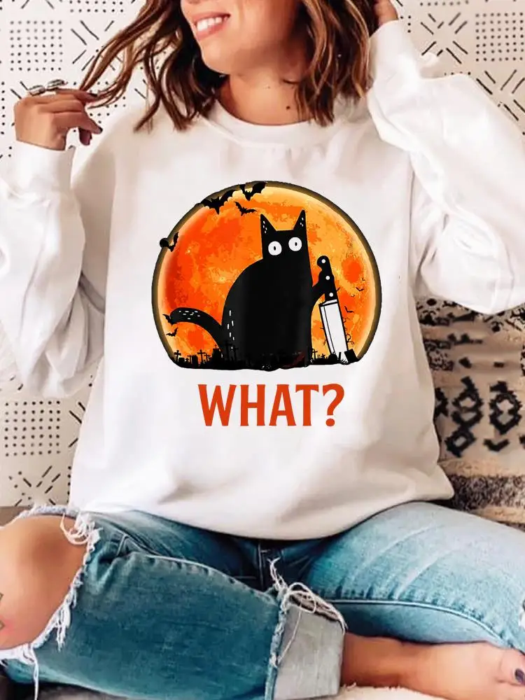 Fall Autumn Pullovers Female Halloween Spring Print Pumpkin Color Cartoon Cat Women Hoodies Casual Woman Graphic Sweatshirts
Fall Autumn Pullovers Female Halloween Spring Print Pumpkin Color Cartoon Cat Women Hoodies Casual Woman Graphic Sweatshirts