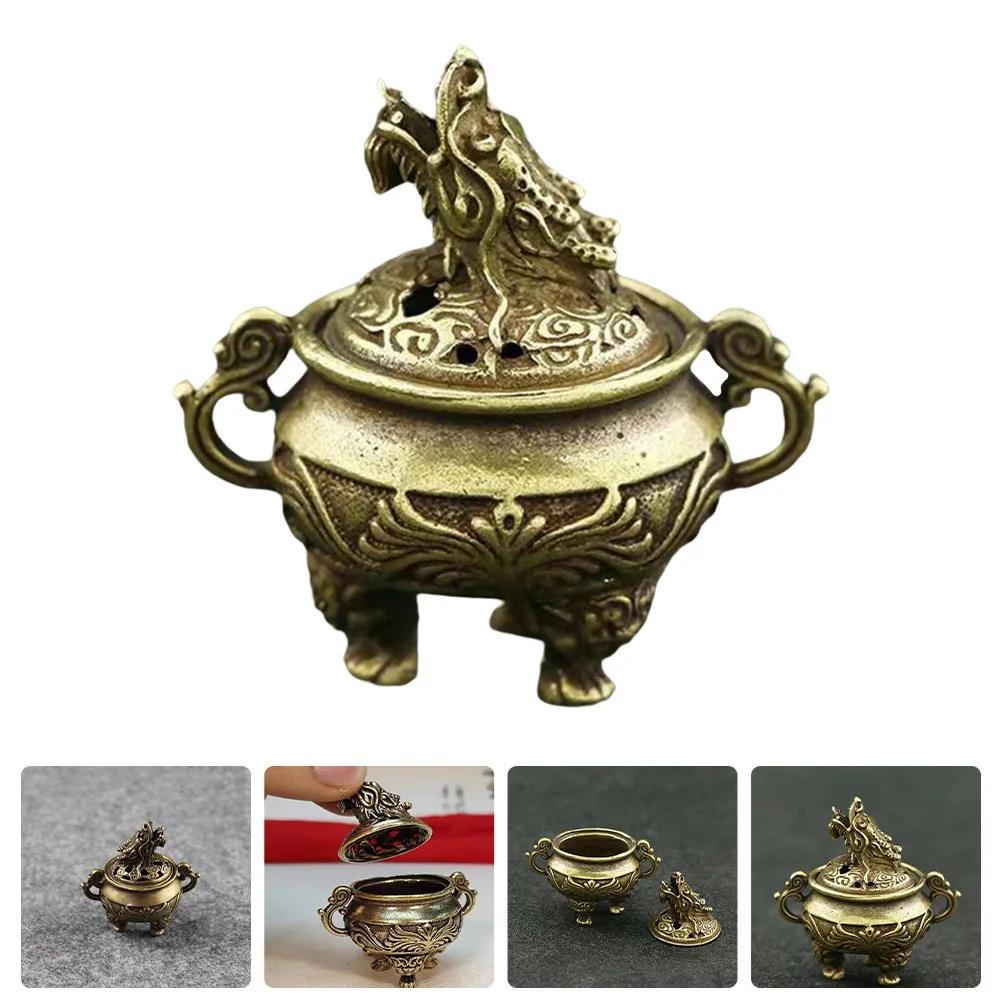 Holder Burner Burning Small Brass Bowl Chinese Head Cone Dragon Tray Zen Desktop Base Censer Decor Diffuser Decorative Contanier
Holder Burner Burning Small Brass Bowl Chinese Head Cone Dragon Tray Zen Desktop Base Censer Decor Diffuser Decorative Contanier