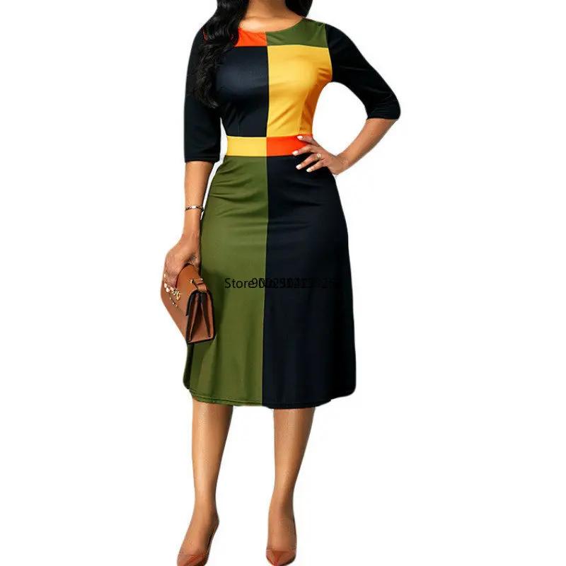 Платья с Африканским принтом для женщин, платье Дашики, Геометрическая Лоскутная африканская одежда, стиль ретро, Африканский облегающий Р...
Платья с Африканским принтом для женщин, платье Дашики, Геометрическая Лоскутная африканская одежда, стиль ретро, Африканский облегающий Р...