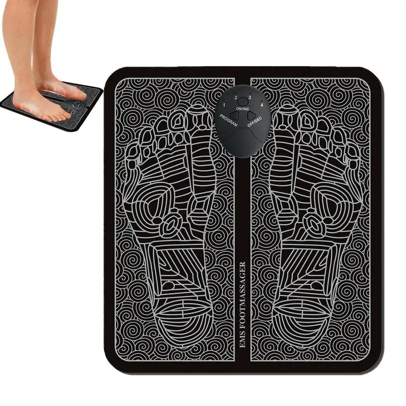 Massage Foot Cushion Electric EMS Foot Massager Mat Pulse Physiotherapy Micro-current Electric Feet Massage Mat
Massage Foot Cushion Electric EMS Foot Massager Mat Pulse Physiotherapy Micro-current Electric Feet Massage Mat