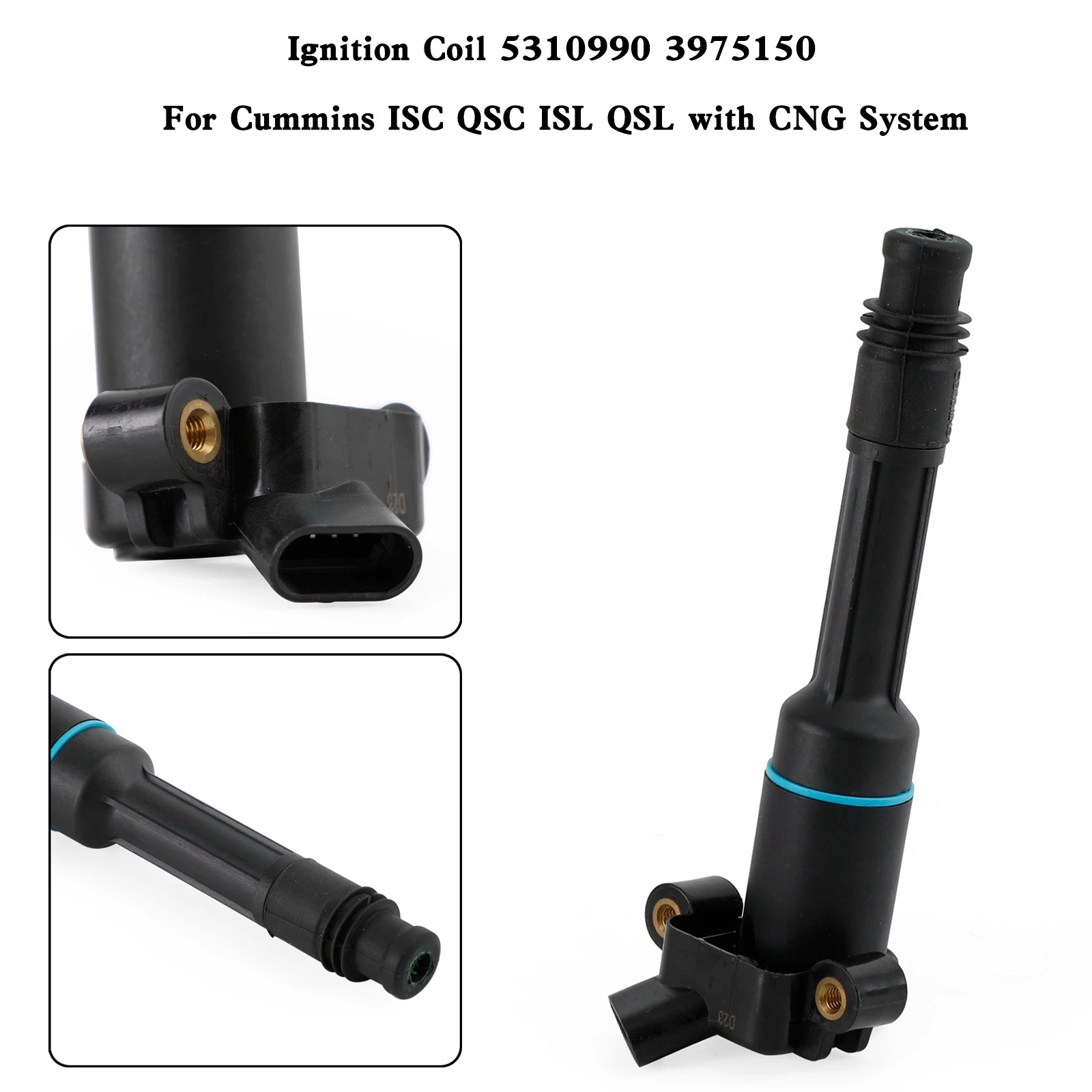 

Areyourshop Ignition Coil 5310990 3975150 for Cummins ISC QSC ISL QSL with CNG System Car Accessories Parts