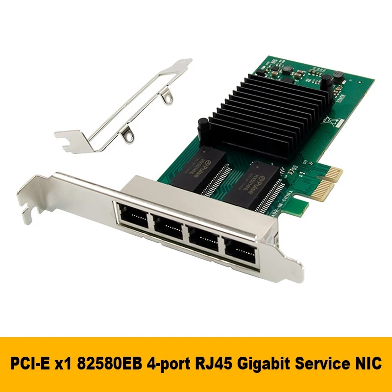 PCI-E X4 Gigabit Server Network Card NH82580EB 4 Port Ethernet Network Card I340-T4 Gigabit Network Card
PCI-E X4 Gigabit Server Network Card NH82580EB 4 Port Ethernet Network Card I340-T4 Gigabit Network Card