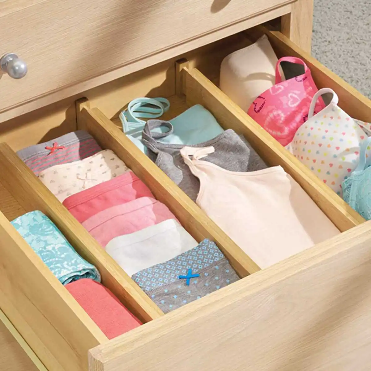 4pcs Adjustable Bamboo Drawer Dividers Wood Organizer Dividers Bedroom Baby Adjustable Bamboo Drawer Dividers for Underwear
4pcs Adjustable Bamboo Drawer Dividers Wood Organizer Dividers Bedroom Baby Adjustable Bamboo Drawer Dividers for Underwear