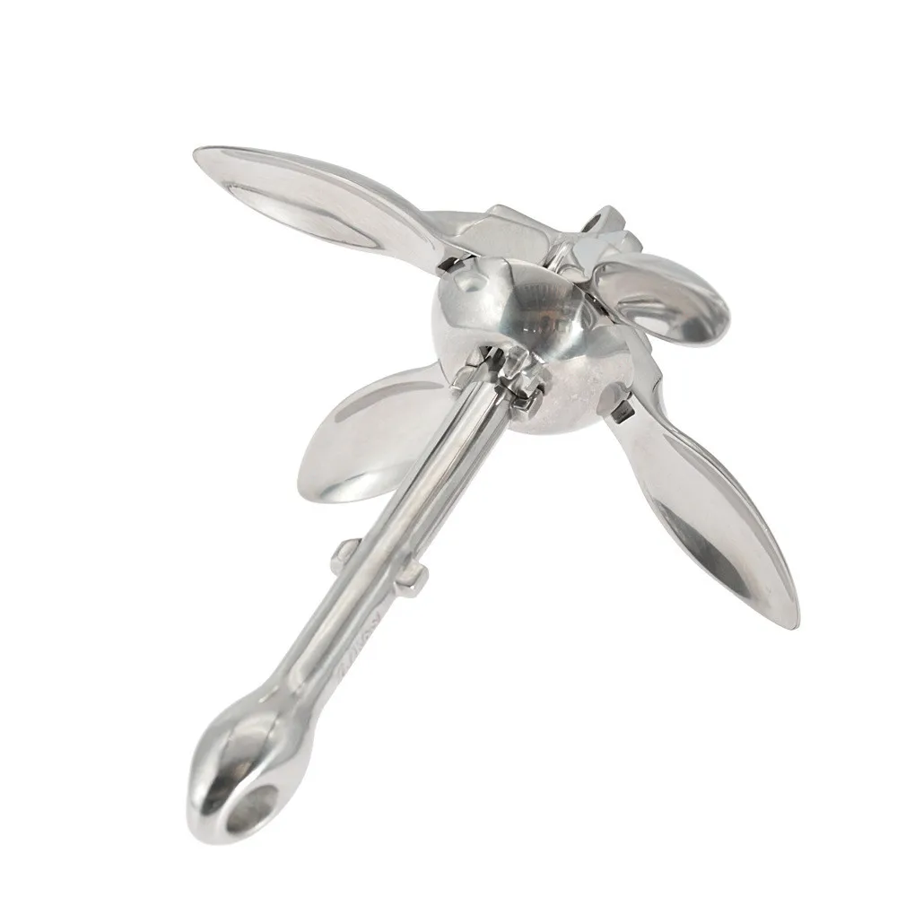 0.7KGS Folding Grapnel Anchor Marine Grade Stainless Steel Portable Anchor Kit For Small Watercraft Dinghies Kayaks Paddle Boat
0.7KGS Folding Grapnel Anchor Marine Grade Stainless Steel Portable Anchor Kit For Small Watercraft Dinghies Kayaks Paddle Boat