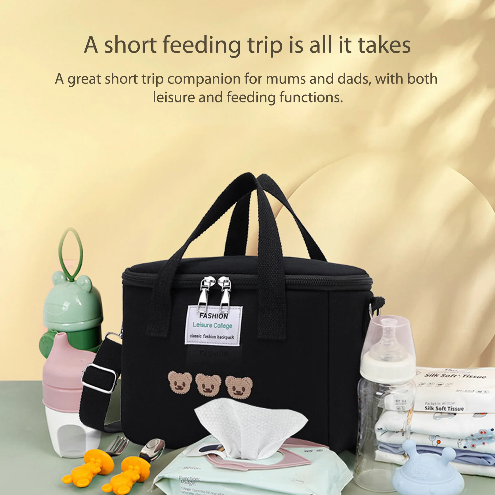 Barrel Type Mommy Bag Waterproof Diaper Bags Kids Insulation Bento Case Organizer Pack Family Holiday Gift Supplies
Barrel Type Mommy Bag Waterproof Diaper Bags Kids Insulation Bento Case Organizer Pack Family Holiday Gift Supplies