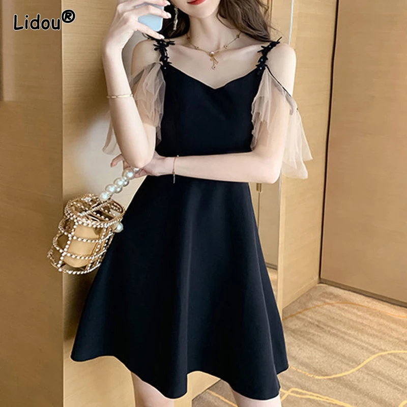 2022 Young Style V-neck Sleeveless Summer Camisole Pullover Loose Waist Solid Color Gauze Dress Female Clothing Free Shipping
2022 Young Style V-neck Sleeveless Summer Camisole Pullover Loose Waist Solid Color Gauze Dress Female Clothing Free Shipping