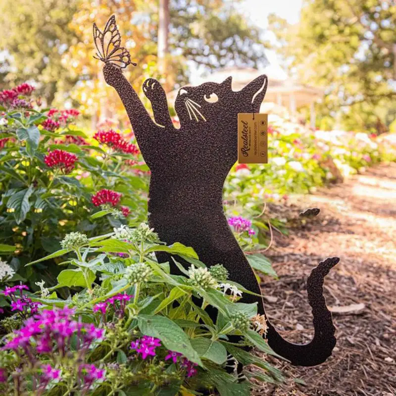Cat Piles Garden Statues Decoration MetalCat Silhouettes Waterproof Weatherproof Cat Yard Art For Courtyards Backyards Lawns
Cat Piles Garden Statues Decoration MetalCat Silhouettes Waterproof Weatherproof Cat Yard Art For Courtyards Backyards Lawns