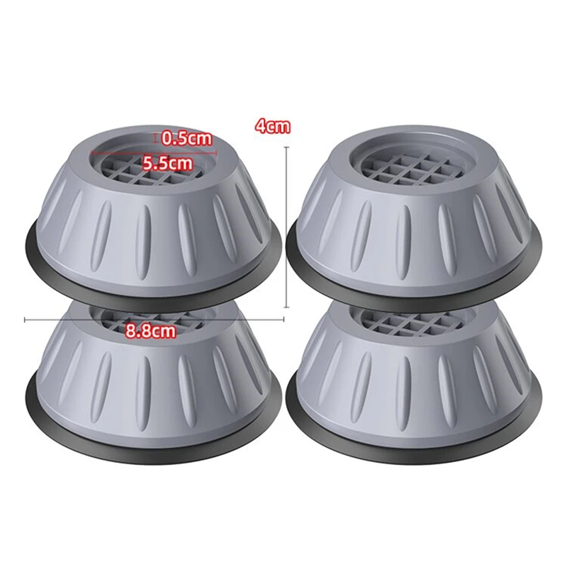 4pcs Universal Anti Vibration Feet Pads Washing Machine Rubber Mat Anti-Vibration Pad Dryer Refrigerator Base Fixed Non-Slip Pad
4pcs Universal Anti Vibration Feet Pads Washing Machine Rubber Mat Anti-Vibration Pad Dryer Refrigerator Base Fixed Non-Slip Pad