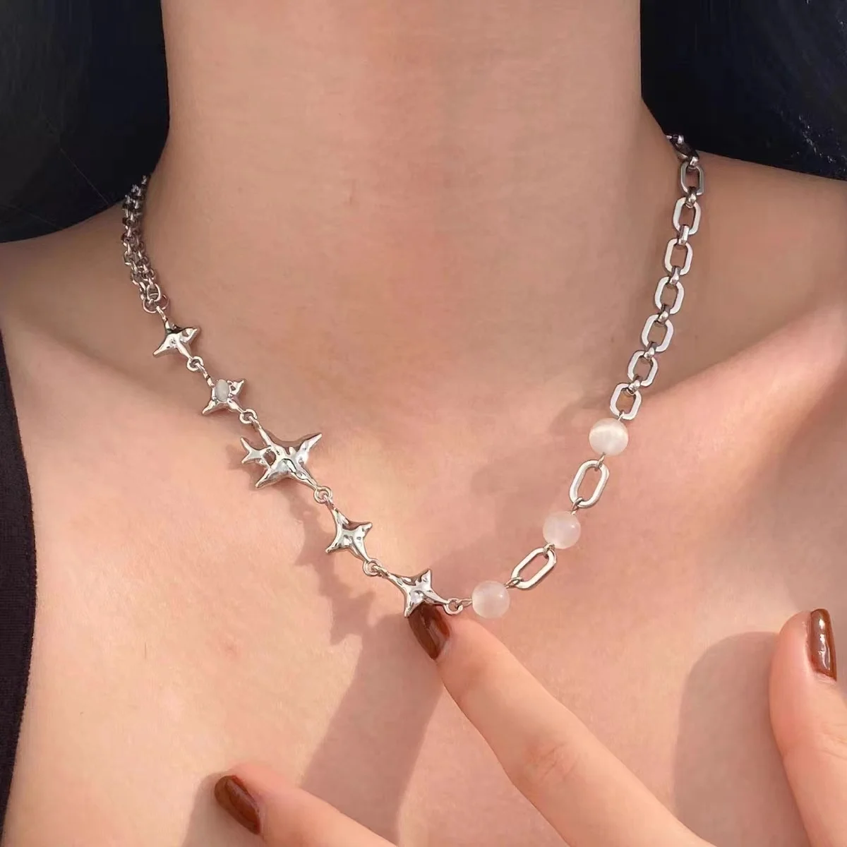 Thorns Unisex Stainless Steel Chain Choker Necklace Hip-hop Gothic Punk Style Little Brambles Necklaces Charm Trend Jewelry Gift
Thorns Unisex Stainless Steel Chain Choker Necklace Hip-hop Gothic Punk Style Little Brambles Necklaces Charm Trend Jewelry Gift