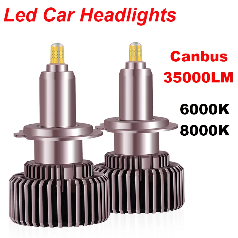 2Pcs H7 Led Bulbs Canbus CSP Chip Led Headlights 360 35000LM H1 H8/H9/H11 Car Lights 6000K/8000K 9005 9006 9012 Turbo Fog Lamps
2Pcs H7 Led Bulbs Canbus CSP Chip Led Headlights 360 35000LM H1 H8/H9/H11 Car Lights 6000K/8000K 9005 9006 9012 Turbo Fog Lamps