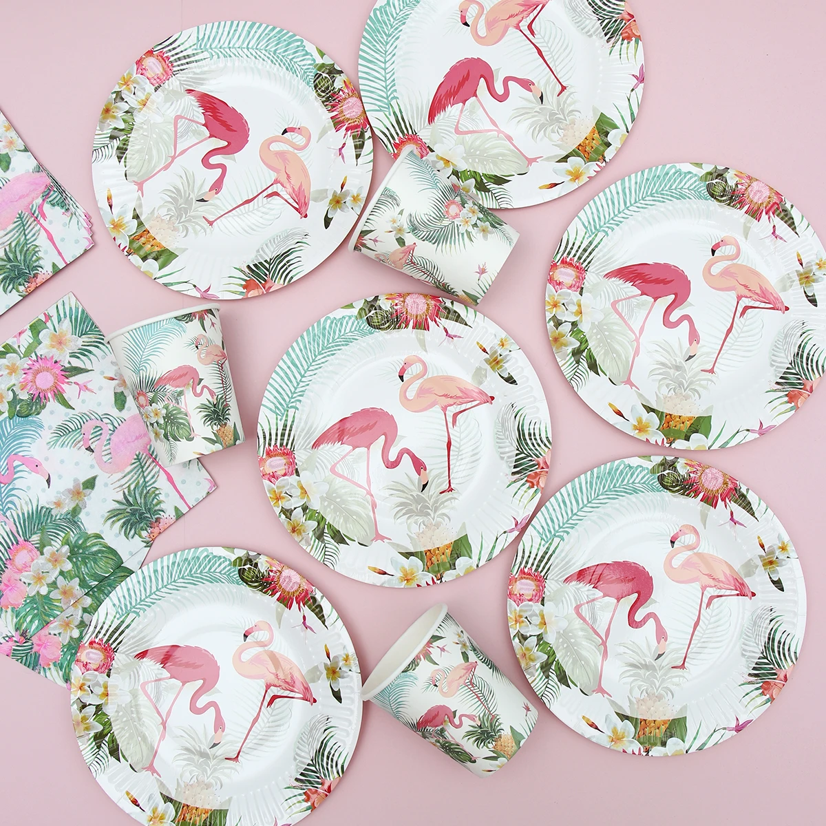 Flamingo Party Decoration Paper Disposable Tableware Summer Hawaii Birthday Plate Cup Napkin Tropical Flamingo Party Supplies
Flamingo Party Decoration Paper Disposable Tableware Summer Hawaii Birthday Plate Cup Napkin Tropical Flamingo Party Supplies