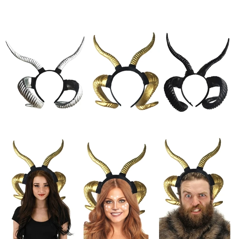 Halloween Party Hair Hoop Large Goat Horn Headband Christmas Dress Up Headwear
Halloween Party Hair Hoop Large Goat Horn Headband Christmas Dress Up Headwear