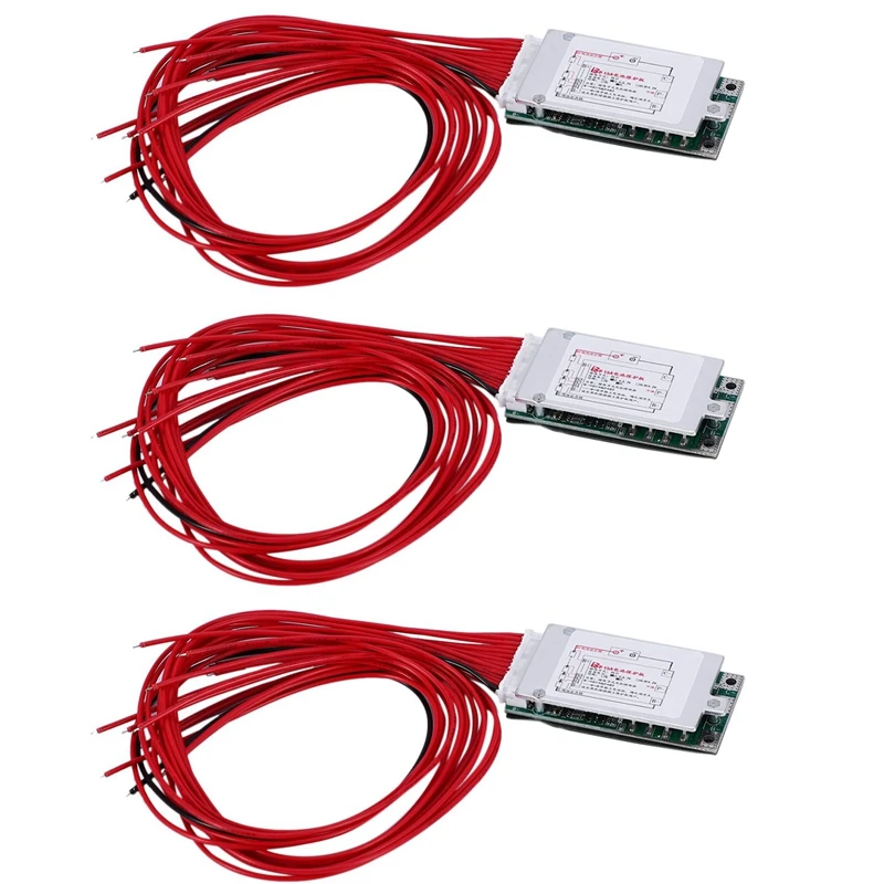 3X 13S 48V 15A Li-Ion Lipolymer Battery Protection Board BMS PCB Board With Heatsink For E-Bike Escooter
3X 13S 48V 15A Li-Ion Lipolymer Battery Protection Board BMS PCB Board With Heatsink For E-Bike Escooter