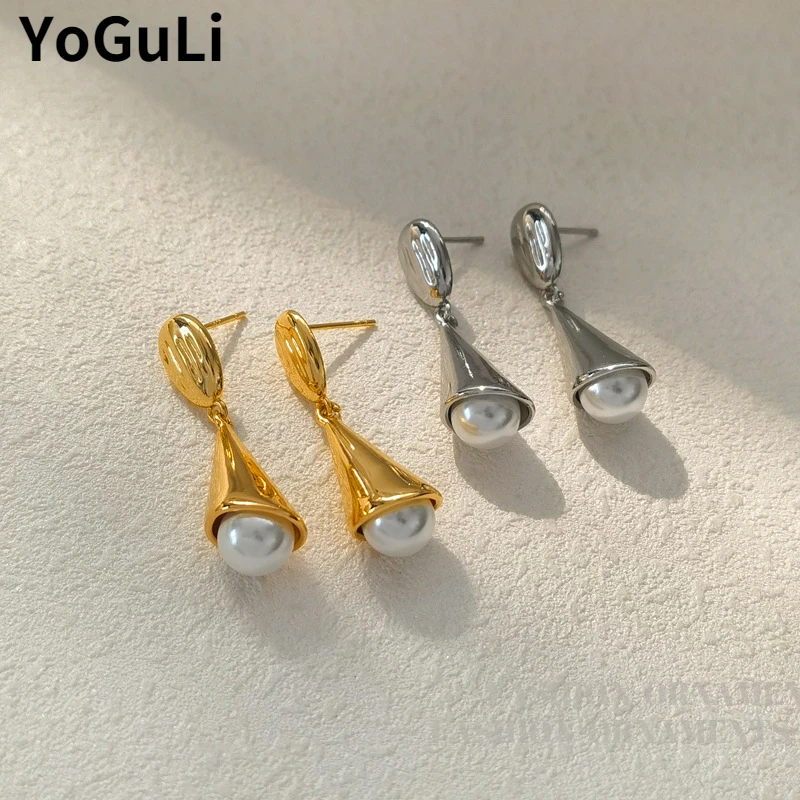 925 Silver Needle Modern Jewelry Geometric Earrings 2022 New Trend Vintage GlassPearl Drop Earrings For Girl Lady Gifts
925 Silver Needle Modern Jewelry Geometric Earrings 2022 New Trend Vintage GlassPearl Drop Earrings For Girl Lady Gifts