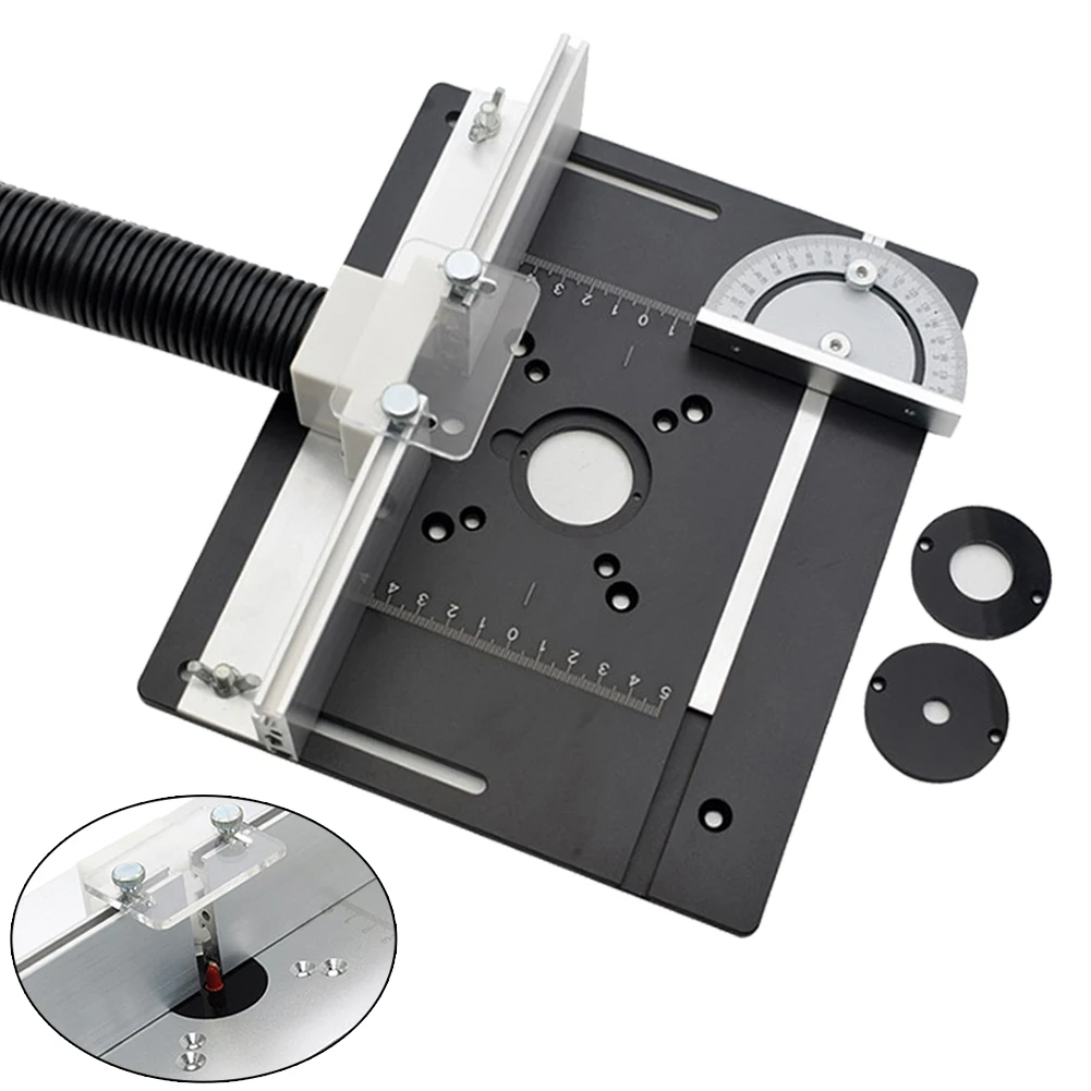 High Quality Edger Edger Lifting Table Router Table Silve Trimmer Woodworking Tools 9.4 X 7.9in Aluminum Alloy
High Quality Edger Edger Lifting Table Router Table Silve Trimmer Woodworking Tools 9.4 X 7.9in Aluminum Alloy