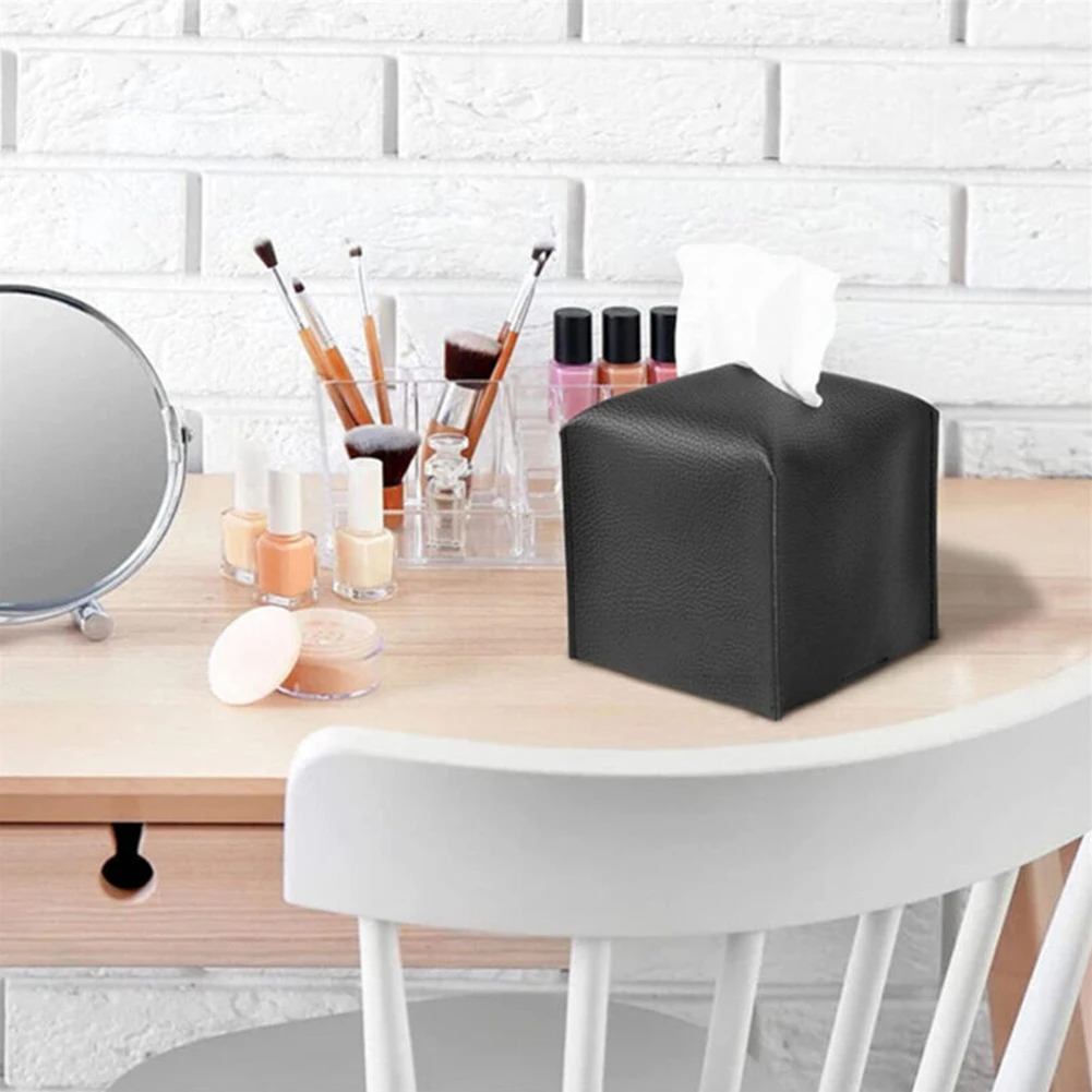 1Pc Tissue Box Cover Tissues Case Roll Paper Dispenser PU 13*13*13cm Home Decor For Kitchen Living Room Family Office Craft Room
1Pc Tissue Box Cover Tissues Case Roll Paper Dispenser PU 13*13*13cm Home Decor For Kitchen Living Room Family Office Craft Room
