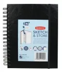 Блокнот Derwent для зарисовок Sketch&Store 165г/кв.м 14.8x21см 56л | Канцтовары офиса и дома