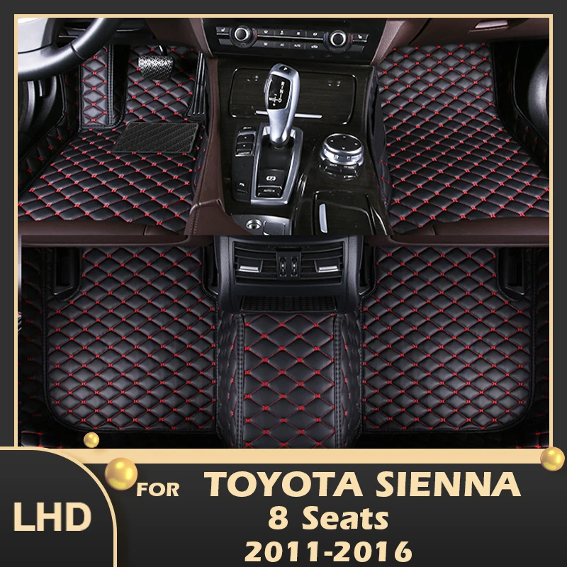 Car Floor Mats For Sienna 8-seat 2011 2012 2013 2014 2015 2016 Custom Foot Pads Automobile Carpet Cover Interior Accessories
Car Floor Mats For Sienna 8-seat 2011 2012 2013 2014 2015 2016 Custom Foot Pads Automobile Carpet Cover Interior Accessories