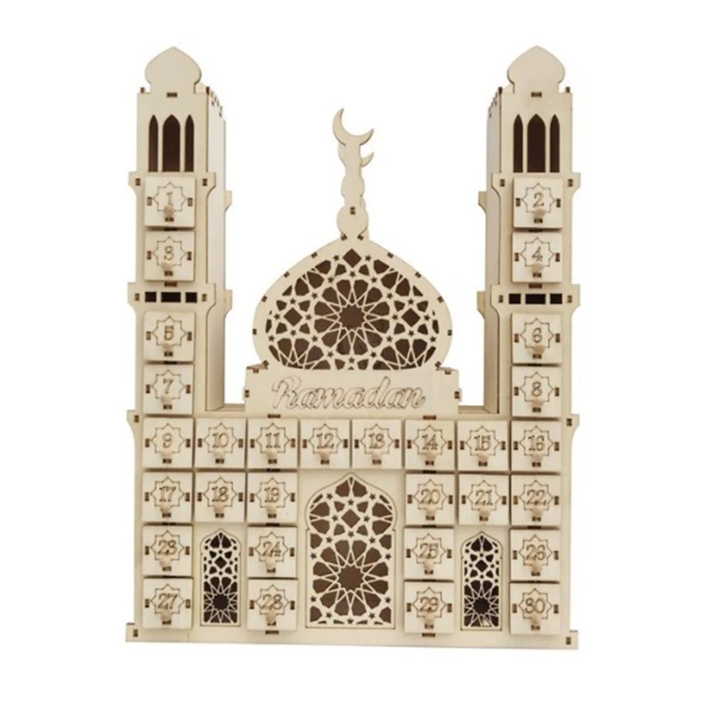 Ramadan Countdown Calendar DIY Wood Eid Mubarak Ornament Wooden Drawer Home Party Decoration Crafts Designed For Muslim
Ramadan Countdown Calendar DIY Wood Eid Mubarak Ornament Wooden Drawer Home Party Decoration Crafts Designed For Muslim