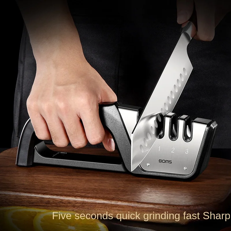 Sharpener: tungsten steel kitchen knife, sharpening stone four-in-one sharpening artifact, segment scissors, quick sharpener
Sharpener: tungsten steel kitchen knife, sharpening stone four-in-one sharpening artifact, segment scissors, quick sharpener