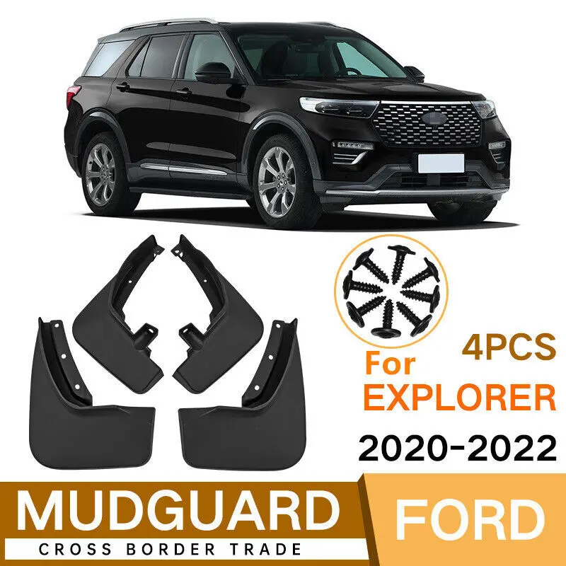 4Pcs Car Mud Flaps Splash Guard Fender Anti-splash Anti-Fouling Mudguard for Ford Explorer 2020 2021 2022
4Pcs Car Mud Flaps Splash Guard Fender Anti-splash Anti-Fouling Mudguard for Ford Explorer 2020 2021 2022