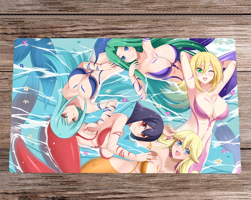 Yu-Gi-Oh! CCG TCG Duel Playmat Mermaid Girl Anime Trading Card Game Mat & Free Bag Anti-slip Rubber Desk Pad Mousepad 60x35cm 
Yu-Gi-Oh! CCG TCG Duel Playmat Mermaid Girl Anime Trading Card Game Mat & Free Bag Anti-slip Rubber Desk Pad Mousepad 60x35cm