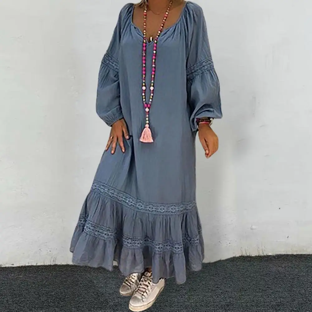 Autumn Dress Ankle Length Comfy Soft Fashion Women Elegant Casual Retro Dress Casual Dress Female Clothing
Autumn Dress Ankle Length Comfy Soft Fashion Women Elegant Casual Retro Dress Casual Dress Female Clothing