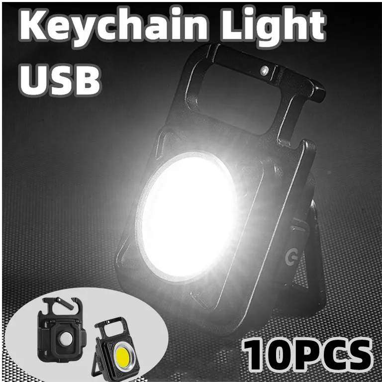 Mini LED Flashlight USB Keychain Light Multifunctional Portable COB Camping Flashlights Rechargeable Work Lights fishing Lantern
Mini LED Flashlight USB Keychain Light Multifunctional Portable COB Camping Flashlights Rechargeable Work Lights fishing Lantern