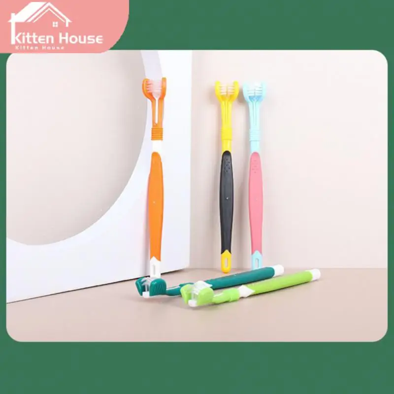 Multi-angle Cat Toothbrush Stone Removal Polychromatic Three-head Toothbrush Convenient Durable Stain Removal
Multi-angle Cat Toothbrush Stone Removal Polychromatic Three-head Toothbrush Convenient Durable Stain Removal