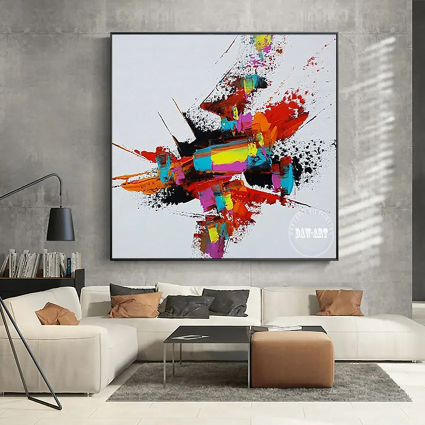 Colorful Acrylic Texture Picture Wall Poster Abstract Art Decoration Canvas Frameless Artwork Picture Handmade Oil Painting
Colorful Acrylic Texture Picture Wall Poster Abstract Art Decoration Canvas Frameless Artwork Picture Handmade Oil Painting