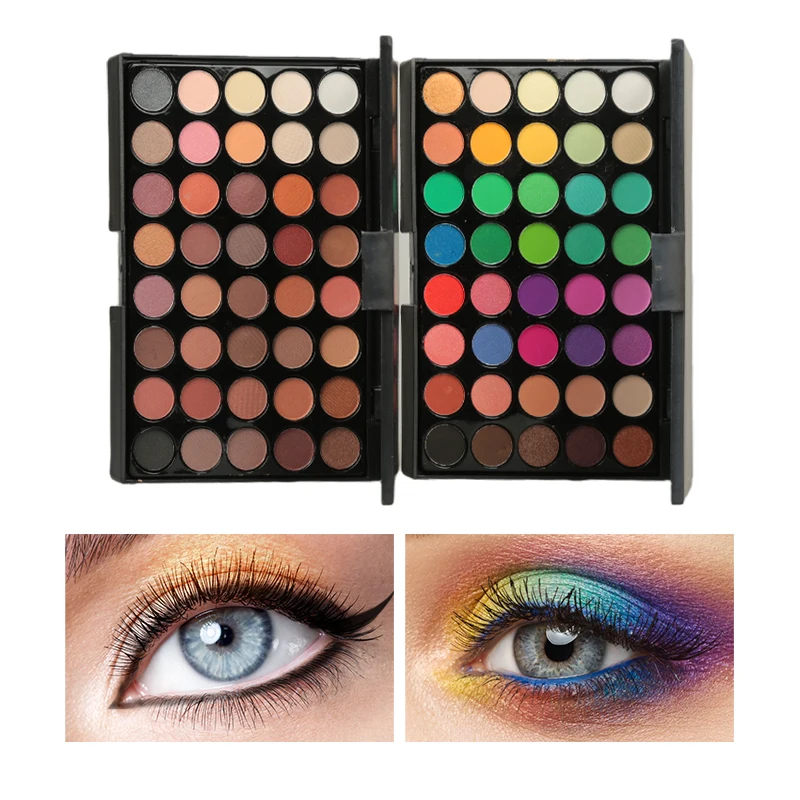 40 Color Matte Eyeshadow Cream Shimmer Eye Shadow Palette Long Lasting Easy To Color Makeup Pan Multi-color Cosmetics
40 Color Matte Eyeshadow Cream Shimmer Eye Shadow Palette Long Lasting Easy To Color Makeup Pan Multi-color Cosmetics