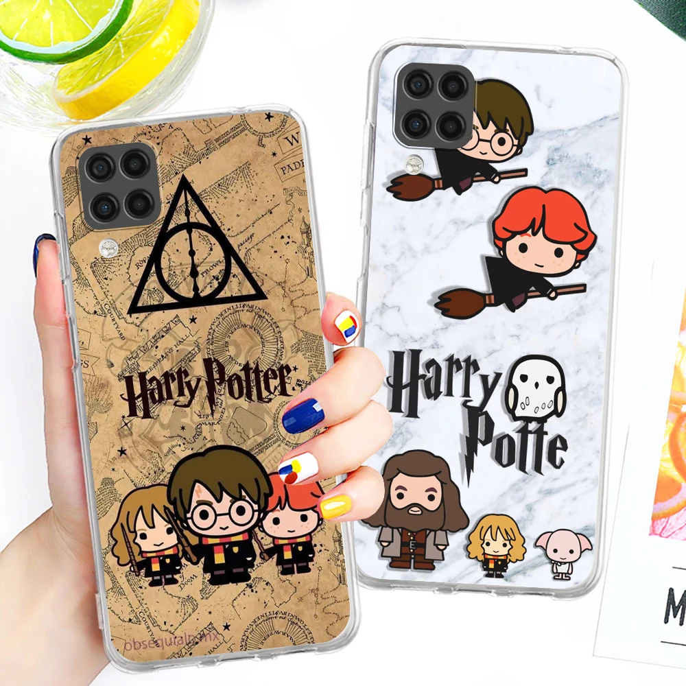 

Ring Potters Wand Harries Cute Transparent Phone Case For Samsung A73 A72 A71 A53 A52 A51 A42 A34 A33 A32 A21 A13 A04 A03 5G