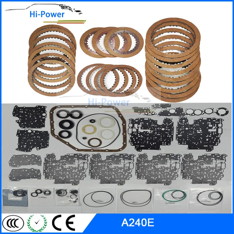New A240E A240 E Automatic Transmission Repair Kit Gearbox Overhual Kit Friction Gasket Sealing Rings For TOYOTA Car Accessories
New A240E A240 E Automatic Transmission Repair Kit Gearbox Overhual Kit Friction Gasket Sealing Rings For TOYOTA Car Accessories