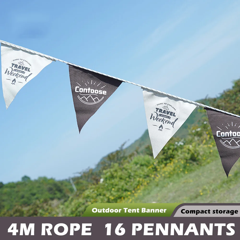 16pcs Vintage Canve Pennants Outdoor Camping Tent Flags 4m String Windproof Tent Pennant Banner Hanging Decoration for Tent Home
16pcs Vintage Canve Pennants Outdoor Camping Tent Flags 4m String Windproof Tent Pennant Banner Hanging Decoration for Tent Home