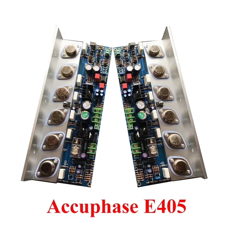 200w 1 Pair Accuphase E405 Power Amplifier Board High Power ON Transistor MJ15024G/MJ15025G Natural and Delicate Sound HIFI Amp
200w 1 Pair Accuphase E405 Power Amplifier Board High Power ON Transistor MJ15024G/MJ15025G Natural and Delicate Sound HIFI Amp