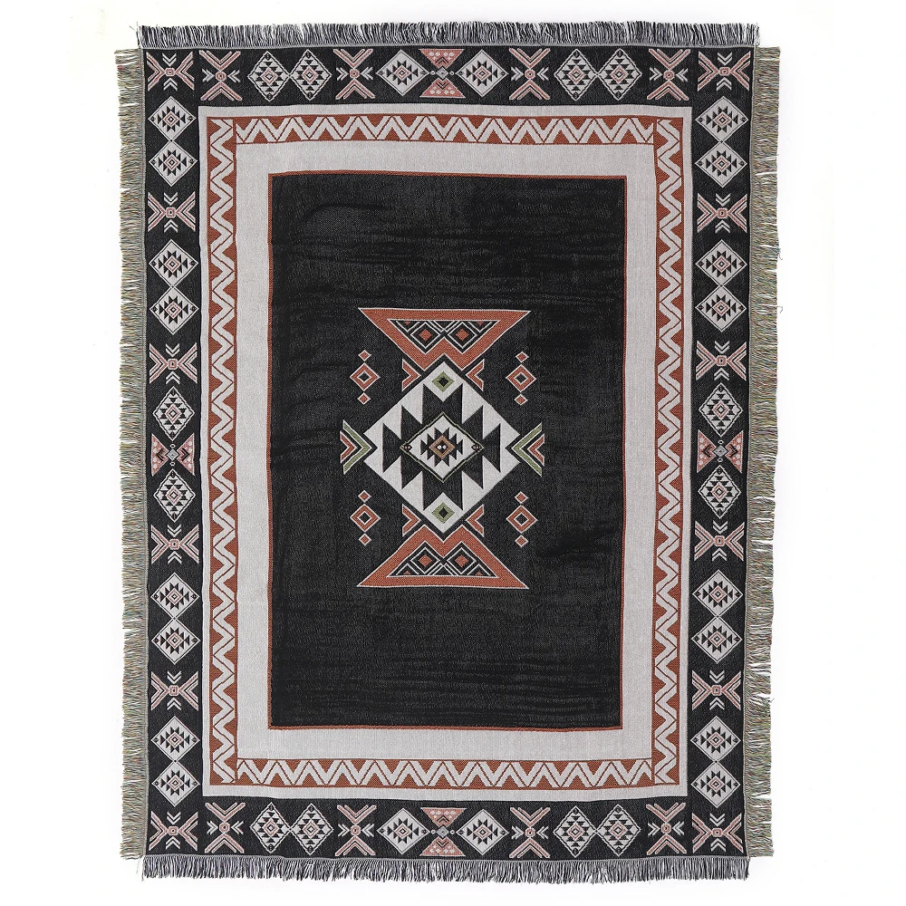 Bohemian Throw Blanket Big Woven Blankets Cover for Sofa Couch Chair Furniture Retro Boho Black Tapestry Wall Hanging Home Decor
Bohemian Throw Blanket Big Woven Blankets Cover for Sofa Couch Chair Furniture Retro Boho Black Tapestry Wall Hanging Home Decor